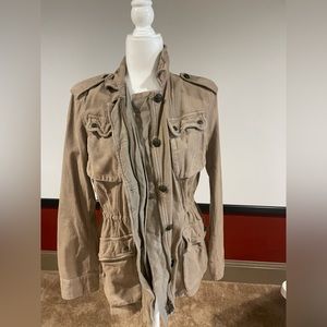 Free people utility jacket. Adjustable waist. XS